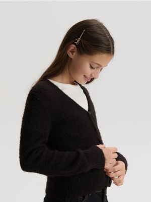 Sweter dziewczęcy na jesień Reserved ze sklepu: Reserved w kategorii: Swetry dziewczęce - zdjęcie 74CCA4C-3C1-6972_840FH