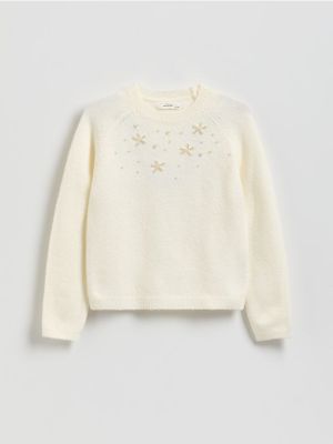 Sweter dziewczęcy na jesień Reserved ze sklepu: Reserved w kategorii: Swetry dziewczęce