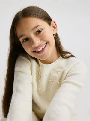 Sweter dziewczęcy na jesień Reserved ze sklepu: Reserved w kategorii: Swetry dziewczęce