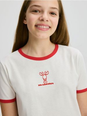 Bluzka dziewczęca na lato Reserved ze sklepu: Reserved w kategorii: Bluzki dziewczęce