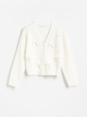 Sweter dziewczęcy na jesień Reserved ze sklepu: Reserved w kategorii: Swetry dziewczęce - zdjęcie 74CCA4C-3C1-6972_848CF