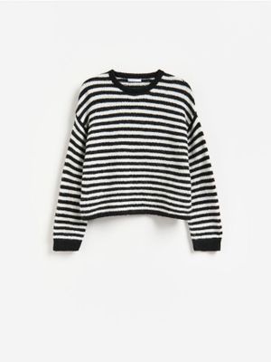 Reserved - Sweter damski casual ze sklepu: Reserved w kategorii: Swetry damskie - zdjęcie 74CCA4C-3C1-6972_848KN