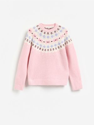 Reserved - Sweter damski casualowy ze sklepu: Reserved w kategorii: Swetry damskie - zdjęcie 74CCA4C-3C1-6972_850KZ