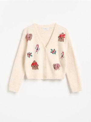 Sweter dziewczęcy na jesień Reserved ze sklepu: Reserved w kategorii: Swetry dziewczęce