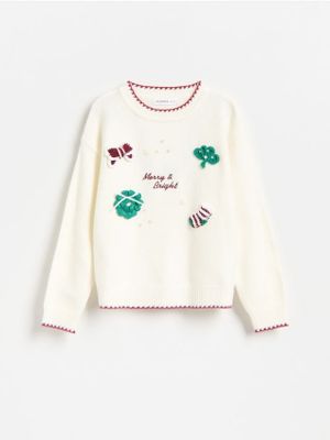 Sweter dziewczęcy jesienny Reserved ze sklepu: Reserved w kategorii: Swetry dziewczęce