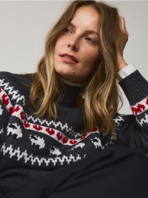 Sweter damski casualowy na zimę Reserved ze sklepu: Reserved w kategorii: Swetry damskie