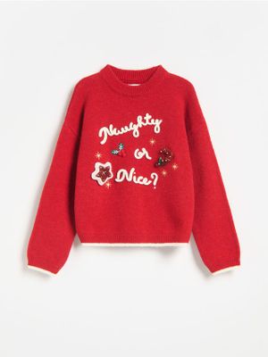 Sweter dziewczęcy na jesień Reserved ze sklepu: Reserved w kategorii: Swetry dziewczęce