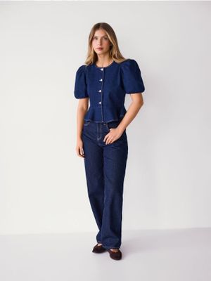 Bluzka damska casual Reserved ze sklepu: Reserved w kategorii: Bluzki damskie - zdjęcie 74CCA4C-3C1-6972_874IU