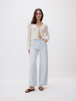 Jeansy damskie letnie Reserved ze sklepu: Reserved w kategorii: Jeansy damskie - zdjęcie 74CCA4C-3C1-6972_892GM