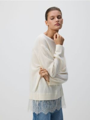Sweter damski na zimę Reserved ze sklepu: Reserved w kategorii: Swetry damskie - zdjęcie 74CCA4C-3C1-6972_893IP