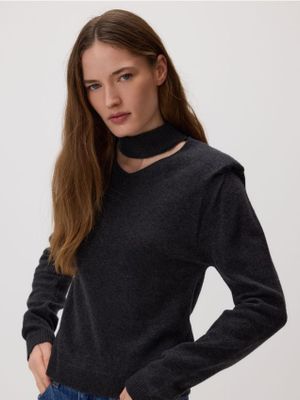 Sweter damski na zimę Reserved ze sklepu: Reserved w kategorii: Swetry damskie - zdjęcie 74CCA4C-3C1-6972_908IP