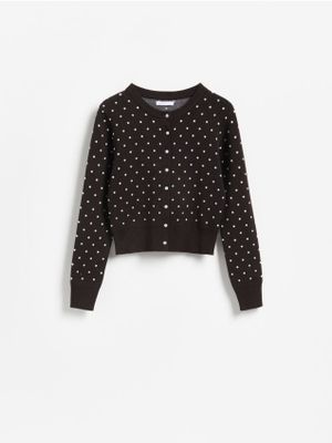 Reserved - Sweter damski casualowy ze sklepu: Reserved w kategorii: Swetry damskie - zdjęcie 74CCA4C-3C1-6972_908OJ
