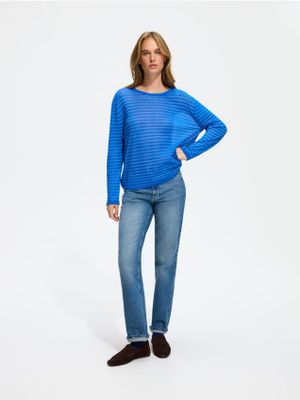 Sweter damski casual Reserved ze sklepu: Reserved w kategorii: Swetry damskie - zdjęcie 74CCA4C-3C1-6972_911OJ