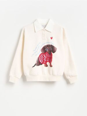 Bluza dziewczęca wiosenna Reserved ze sklepu: Reserved w kategorii: Bluzy dziewczęce - zdjęcie 74CCA4C-3C1-6972_913KB