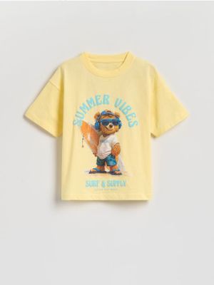 T-shirt chłopięce na lato Reserved ze sklepu: Reserved w kategorii: T-shirty chłopięce - zdjęcie 74CCA4C-3C1-6972_914HR
