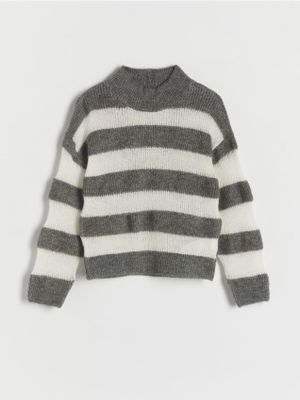 Sweter dziewczęcy jesienny Reserved ze sklepu: Reserved w kategorii: Swetry dziewczęce - zdjęcie 74CCA4C-3C1-6972_9251X
