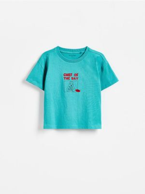 T-shirt chłopięce letni Reserved ze sklepu: Reserved w kategorii: T-shirty chłopięce - zdjęcie 74CCA4C-3C1-6972_928IX