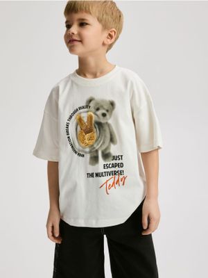 Reserved - T-shirt chłopięce na lato ze sklepu: Reserved w kategorii: T-shirty chłopięce - zdjęcie 74CCA4C-3C1-6972_932HR