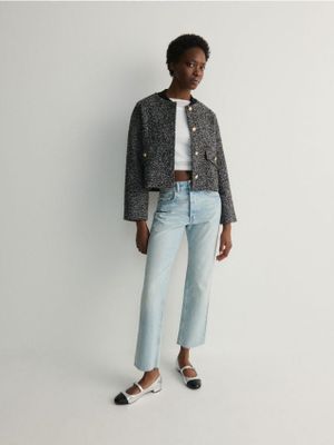 Jeansy damskie casual Reserved ze sklepu: Reserved w kategorii: Jeansy damskie - zdjęcie 74CCA4C-3C1-6972_9388S