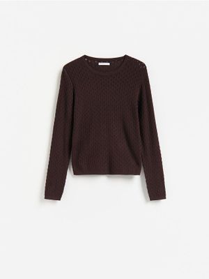 Sweter damski casual Reserved ze sklepu: Reserved w kategorii: Swetry damskie - zdjęcie 74CCA4C-3C1-6972_951KL