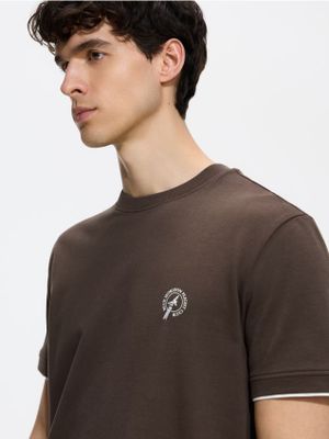 T-shirt męski casual Reserved ze sklepu: Reserved w kategorii: T-shirty męskie - zdjęcie 74CCA4C-3C1-6972_956HL