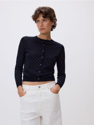 Sweter damski jesienny Reserved ze sklepu: Reserved w kategorii: Swetry damskie - zdjęcie 74CCA4C-3C1-6972_958IH