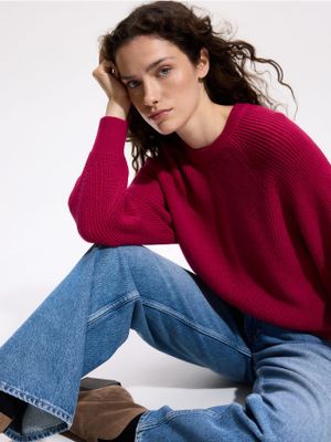 Sweter damski casual Reserved ze sklepu: Reserved w kategorii: Swetry damskie - zdjęcie 74CCA4C-3C1-6972_959KK