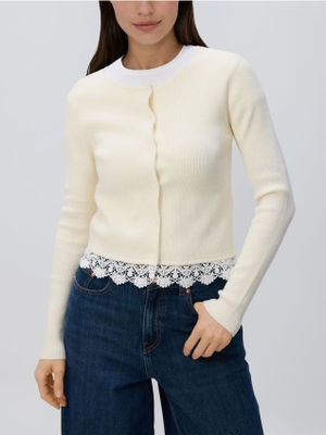 Sweter damski casual Reserved ze sklepu: Reserved w kategorii: Swetry damskie - zdjęcie 74CCA4C-3C1-6972_966JH