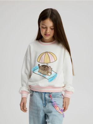 Bluza dziewczęca na wiosnę Reserved ze sklepu: Reserved w kategorii: Bluzy dziewczęce - zdjęcie 74CCA4C-3C1-6972_976HV