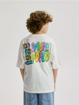 T-shirt chłopięce na lato Reserved ze sklepu: Reserved w kategorii: T-shirty chłopięce - zdjęcie 74CCA4C-3C1-6972_987HR