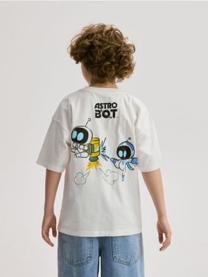 Reserved - T-shirt chłopięce na lato ze sklepu: Reserved w kategorii: T-shirty chłopięce - zdjęcie 74CCA4C-3C1-6972_990HR