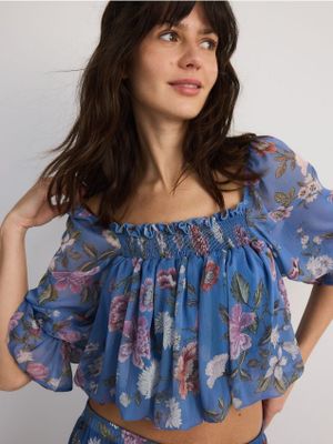 Bluzka damska boho Reserved ze sklepu: Reserved w kategorii: Bluzki damskie - zdjęcie 74CCA4C-3C1-6972_TC575