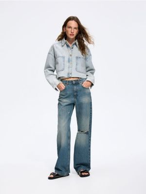Jeansy damskie casual Reserved ze sklepu: Reserved w kategorii: Jeansy damskie - zdjęcie 74CCA4C-3C1-6972_UB159
