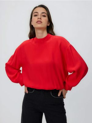 Bluzka damska casual Reserved ze sklepu: Reserved w kategorii: Bluzki damskie - zdjęcie 74CCA4C-3C1-6972_UE546