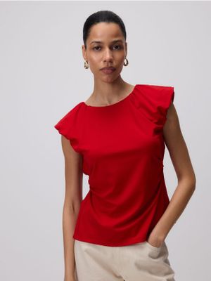 Bluzka damska casual Reserved ze sklepu: Reserved w kategorii: Bluzki damskie - zdjęcie 74CCA4C-3C1-6972_WC372