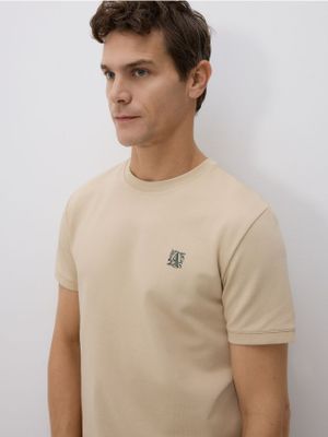 T-shirt męski casual Reserved ze sklepu: Reserved w kategorii: T-shirty męskie - zdjęcie 74CCA4C-3C1-6972_WC992