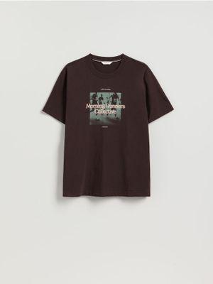T-shirt męski wiosenny Reserved ze sklepu: Reserved w kategorii: T-shirty męskie - zdjęcie 74CCA4C-3C1-6972_WD045
