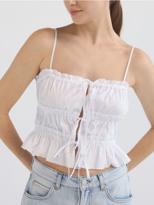 Bluzka damska boho Reserved ze sklepu: Reserved w kategorii: Bluzki damskie - zdjęcie 74CCA4C-3C1-6972_XB622