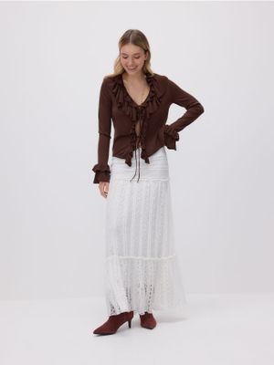 Reserved - Sweter damski casual ze sklepu: Reserved w kategorii: Swetry damskie - zdjęcie 74CCA4C-3C1-6972_XV617