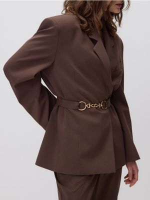 Marynarka elegancki casual Reserved ze sklepu: Reserved w kategorii: Marynarki damskie - zdjęcie 74CCA4C-3C1-6972_YT237