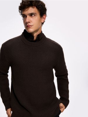 Sweter męski casual Reserved ze sklepu: Reserved w kategorii: Swetry męskie - zdjęcie 74CCA4C-3C1-6972_YV340
