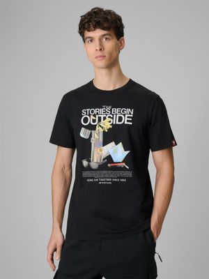 T-shirt męski w stylu młodzieżowym ze sklepu: Sportstylestory.com w kategorii: T-shirty męskie - zdjęcie 76B84B-544-12149_372905