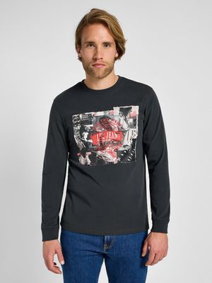 T-shirt męski jesienny młodzieżowy ze sklepu: YouNeedit.pl w kategorii: T-shirty męskie - zdjęcie 7B609B-BBD-10295_47342