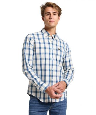 Koszula męska z kołnierzykiem button down ze sklepu: YouNeedit.pl w kategorii: Koszule męskie - zdjęcie 7B609B-BBD-10295_48520
