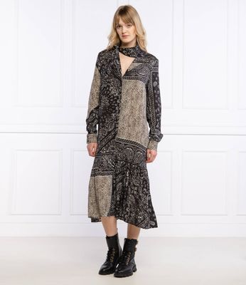 Pinko - Sukienka trapezowa ze sklepu: Gomez Fashion Store w kategorii: Sukienki - zdjęcie 874714-BD9-10338_PI212W000262418
