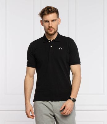 La Martina - T-shirt męski casual ze sklepu: Gomez Fashion Store w kategorii: T-shirty męskie - zdjęcie 874714-BD9-10338_LR212M000001999