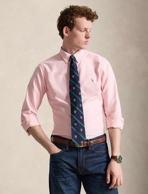 Koszula męska z klasycznym kołnierzykiem Polo Ralph Lauren ze sklepu: Gomez Fashion Store w kategorii: Koszule męskie - zdjęcie 874714-BD9-10338_PR212M000208DC1