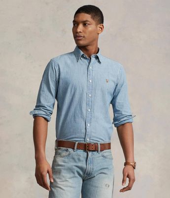 Koszula męska letnia Polo Ralph Lauren ze sklepu: Gomez Fashion Store w kategorii: Koszule męskie - zdjęcie 874714-BD9-10338_PR212M000217G63