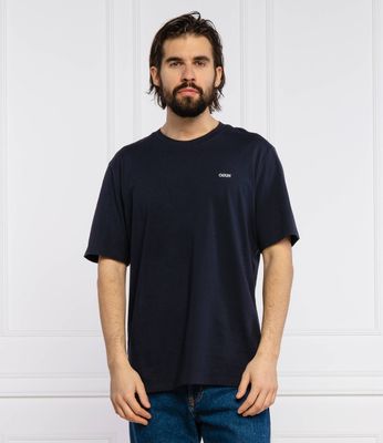 T-shirt męski casualowy HUGO ze sklepu: Gomez Fashion Store w kategorii: T-shirty męskie - zdjęcie 874714-BD9-10338_BU214M000070405