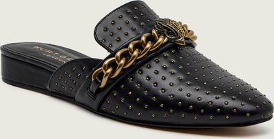 Klapki damskie na lato Kurt Geiger ze sklepu: Gomez Fashion Store w kategorii: Klapki damskie - zdjęcie 874714-BD9-10338_KG214W000002001